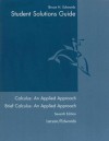 Student Solutions Guide: Used with ...Larson-Calculus: An Applied Approach; Larson-Brief Calculus: An Applied Approach - Bruce H. Edwards