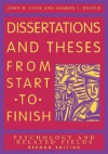 Dissertation and Theses from Start to Finish: Psychology and Related Fields - John D. Cone