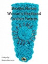 Beaded Flower Woman's Headband Crochet Pattern - Sharon Santorum