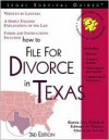 How To File For Divorce In Texas (Legal Survival Guides) - Karen Ann Rolcik, Edward A. Haman