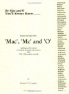 Mac, Mc & 'O' Names In Ireland, Scotland And America, With Locations - Michael C. O'Laughlin