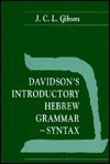 Davidson's Introductory Hebrew Grammar - Syntax - John C.L. Gibson