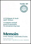 Computer-Assisted Proof of Universality for Area-Preserving Maps (Memoirs of the American Mathematical Society) - Jean Pierre Eckmann