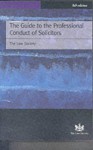 The Guide To The Professional Conduct Of Solicitors - Sam Wilson, Nicola Taylor