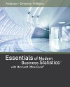 Essentials of Modern Business Statistics with Microsoft Excel - David R. Anderson, Dennis J. Sweeney, Thomas A. Williams