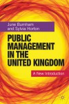 Public Management in the United Kingdom: A New Introduction - June Burnham, Sylvia Horton