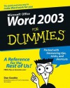 Word 2003 For Dummies - Dan Gookin