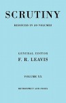 Scrutiny Vol. 20 Index & Retrosp - F.R. Leavis