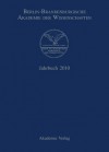 Jahrbuch 2010 - Berlin-Brandenburgische Akademie Der Wissenschaften