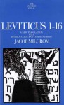 Leviticus 1-16 - Jacob Milgrom