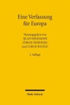 Eine Verfassung für Europa - Klaus Beckmann, Jürgen Dieringer, Ulrich Hufeld