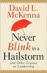 Never Blink in a Hailstorm and Other Lessons on Leadership - David L. McKenna