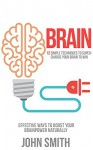 BRAIN: 12 Simple Techniques To Supercharge Your Brain To Win: Effective Ways To Boost Your Brainpower Naturally (Memory, Memory Power, Learning, Memory ... Power, Depression, Personal development) - John Smith