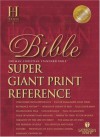 HCSB Super Giant Print Reference Bible, Black Imitation Leather Indexed - Holman Bible Publisher