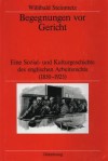 Begegnungen VOR Gericht: Eine Sozial- Und Kulturgeschichte Des Englischen Arbeitsrechts (1850-1925) - Willibald Steinmetz