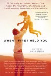 When I First Held You: 22 Critically Acclaimed Writers Talk About the Triumphs, Challenges, and Transformative Experience of Fatherhood - Brian Gresko