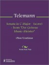 Sonata in C Major (score) - from "Der Getreue Music-Meister" - Georg Philipp Telemann