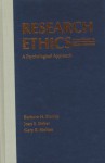 Research Ethics: A Psychological Approach - Barbara H. Stanley, Joan E. Sieber, Gary B. Melton