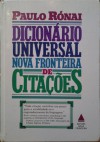 Dicionário universal nova fronteira de citações - Paulo Rónai