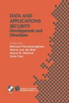 Data and Application Security: Developments and Directions - B Thuraisingham, Reind Van de Riet, Klaus R Dittrich, Zahir Tari