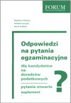 Odpowiedzi na pytania egzaminacyjne dla kandydatów na doradców podatkowych. Pytania otwarte, suplement - Bogusława Piasecka, Dominik Szczygieł, Marek Kolibski