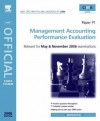 Cima Study Systems 2006: Management Accounting-Performance Evaluation - Robert Scarlett