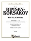 Two Vocal Works, Op. 52, 53: Russian, English Language Edition - Nicolai Rimsky-Korsakov