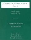 Student's Solutions Manual Part Ii - John L. Scharf, Maurice D. Weir, Ross L. Finney