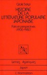 Histoire de la littérature populaire japonaise : faits et perspectives (1900-1980) - Cécile Sakai