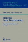 Inductive Logic Programming: 7th International Workshop, Ilp-97, Prague, Czech Republic, September 17-20, 1997, Proceedings - Nada Lavrac