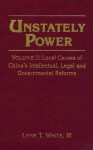 Local Causes of China's Intellectual, Legal, and Governmental Reforms - Lynn T. White