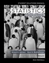 Statistics Student Solutions Manual - Richard A. Johnson