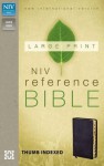 NIV Reference Bible, Large Print Indexed - Zondervan Publishing