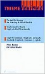 Pocket Dictionary for Nursing & Allied Health: English-German / German-English - Peter Reuter