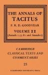 Annals I.55-2 (Classical Texts & Commentaries) - Tacitus, F.R.D. Goodyear