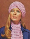 Crocheted Slouchy Slouch Beret Hat Cap Tam Beanie & Ruffly Scarf Crochet Pattern - The Crochet Kid