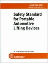 Safety Standard for Portable Automotive Lifting Devices - American Society of Mechanical Engineers