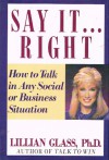 Say It...Right - Lillian Glass