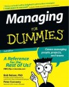 Managing for Dummies - Bob Nelson, Peter Economy