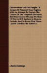 Observations on the Temple of Serapis at Pozzuoli Near Naples; With an Attempt to Explain the Causes of the Frequent Elevation and Depression of Large - Charles Babbage