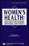 Black Women's Health: A Special Double Issue of Women's Health: Research on Gender, Behavior, and Policy - Hope Landrine