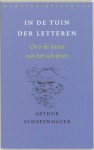 In de tuin der letteren. Over de kunst van het schrijven - Arthur Schopenhauer