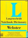 Notebook Webster's Dictionary - Langenscheidt