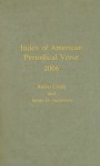 Index of American Periodical Verse 2006 - Rafael Catala, James D. Anderson