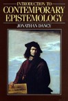 An Introduction To Contemporary Epistemology - Jonathan Dancy