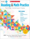 Reading and Math Practice for the Common Core: Grade 3: 200 Teacher-Approved Practice Pages to Build Essential Skills - Martin Lee, Marcia Miller