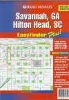 Rand McNally Savannah/Hilton Head, Ga Easyfinder Plus Map (Easyfinder Plus Map) - Rand McNally