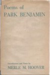 Poems - Park Benjamin, Merle M. Hoover