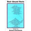 Text--Sound Texts - Richard Kostelanetz