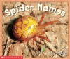 Spider Names - Susan Canizares